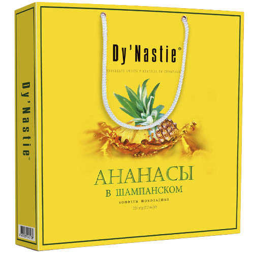 Набор конфет Ананасы в шампанском 220г Набор конфет Ананасы в шампанском 220г