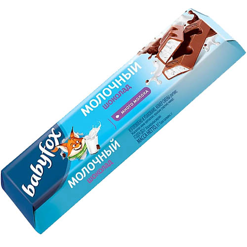 Шоколад Бэби Фокс молочный с молочной начинкой 45г Шоколад Бэби Фокс молочный с молочной начинкой 45г