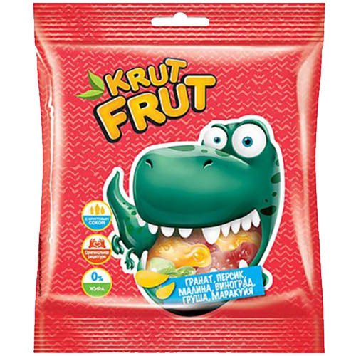 Жевательный мармелад Крут-Фрут Динозаврики 70г Жевательный мармелад Крут-Фрут Динозаврики 70г