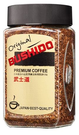 №131ч Кофе Bushido Original 100г (стекло)