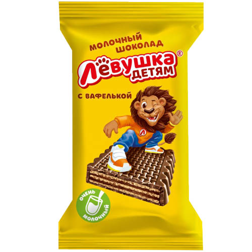 Шоколад с вафлями Лёвушка детям Шоколад с вафлями Лёвушка детям