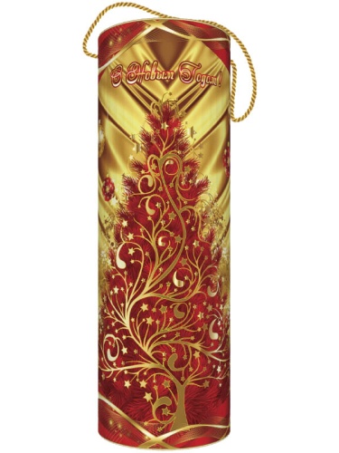 №723 Туба Большая шёлковая красная 1200г