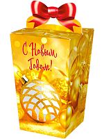 №107у Упаковка Золотые шары (картон) 500г