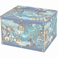 №625у Упаковка Сундук Сияние (дерево) 1300г