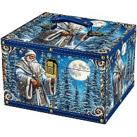 №503 Сундук Щедрый Дед Мороз (дерево) 1500г
