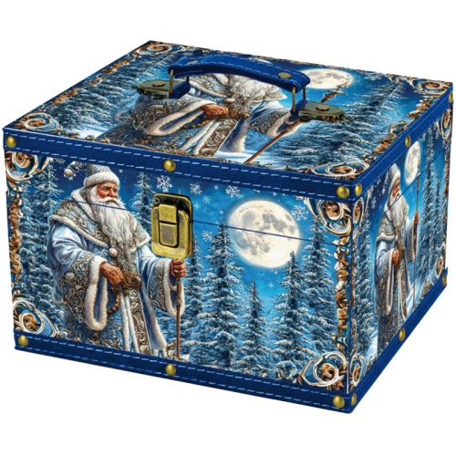 №503 Сундук Щедрый Дед Мороз (дерево) 1500г