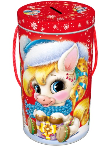 №240у Упаковка Копилка Оливия и Оливер (жесть) 500г