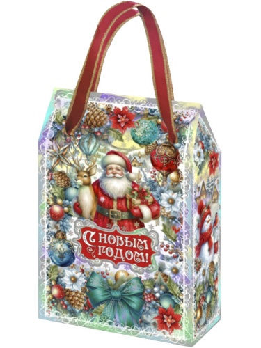 №335у Упаковка Сумочка Нарядная (картон премиум) 800г №335у Упаковка Сумочка Нарядная (картон премиум) 800г