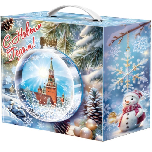 №146у Упаковка Посылка Кремль (плотный картон) 2000г