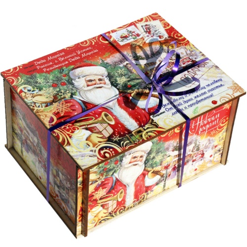 №613у Упаковка Мороз Красный нос (дерево) 1000г