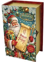 №622у Упаковка Книга Деда Мороза (дерево) 800г