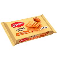 Вафли Яшкино мягкие с варёной сгущёнкой 40г