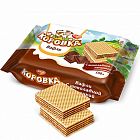 Вафли Коровка с шоколадной начинкой 150г