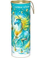 №745у Упаковка Туба Золото и бирюза 1500г