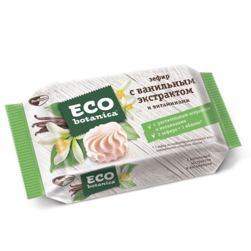 Зефир Eco Botanica с ванильным вкусом и витаминами 250г