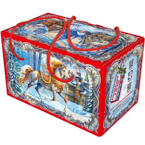 №092 Посылка Сказочная (плотный картон) 900г