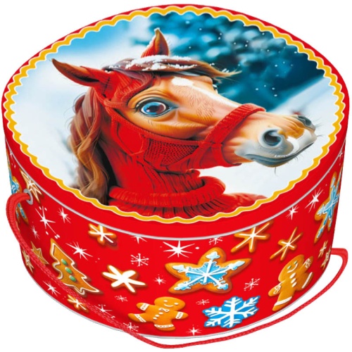 №242у Упаковка Шкатулка Морозная прогулка (жесть) 800г