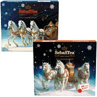№518ч Чай SebaSTea TROYKA Ассорти (60 пак.) микс дизайнов 105г