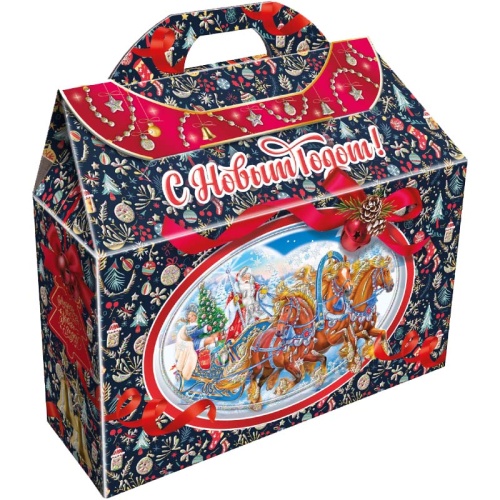 №181у Упаковка Ранец Зимушка (плотный картон) 1100г