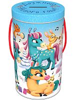 №241у Упаковка Копилка Озорные пони (жесть) 500г