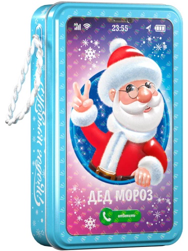 №256 Телефон Деда Мороза (жесть с конгревом) 200г №256 Телефон Деда Мороза (жесть с конгревом) 200г