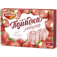 Набор конфет Помадка со вкусом клубники со сливками 250г