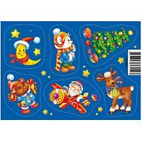 №810 Сувенир-магнит "Волшебная ночь" (1 лист - 6 магнитов)