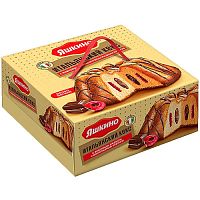 Кекс Яшкино с вишнёвым джемом и шоколаднымным кремом кремом 500г