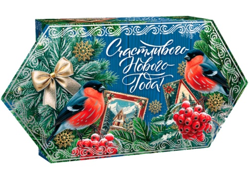№107у Упаковка Конфетка-мини Снегири (картон) 300г