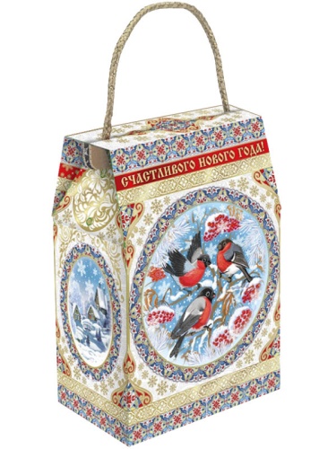 №689у Упаковка Зимние птицы (картон премиум) 800г