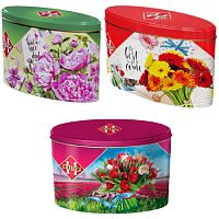 №451ч Чай Hilltop Овал премиум Цветочная коллекция Микс 100г