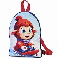 №525у Упаковка Рюкзак велюровый Саночки 1000г