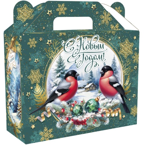 №025у Упаковка Снегири (плотный картон) 1200г