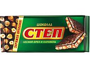 Шоколад Степ молочный с лесным орехом 90г