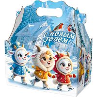 №204у Упаковка Ларец Рогатики (плотный картон с анимацией) 1200г