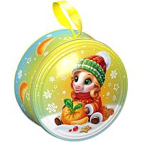 №214у Упаковка Новогодняя ярмарка (жесть) 1300г