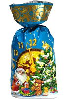 №655 Пакет Новогодние часы (пластик) 700г