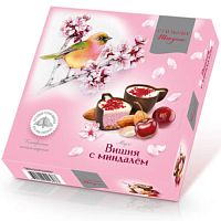 Набор конфет Стильные штучки Вишнёвый мусс с миндалём 104г