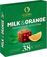 Шоколад O`Zera молочный Milk & Orange 90г