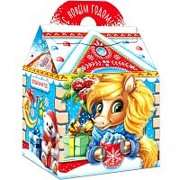 №757у Упаковка Домик вкусняшка (картон) 500г
