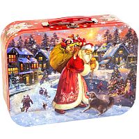 №255у Упаковка Чемодан Мешок подарков (жесть) 2200г