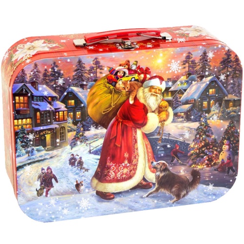 №255у Упаковка Чемодан Мешок подарков (жесть) 2200г