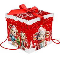 №198у Упаковка Кубик Кучеряшки (плотный картон) 2000г