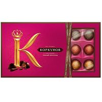 Набор конфет Коркунов Ассорти тёмный шоколад192г