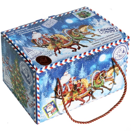 №006у Упаковка Посылка Тройка (плотный картон) 1000г