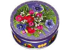 Печенье сдобное "Букет в лиловых тонах" 400г (ж/б)