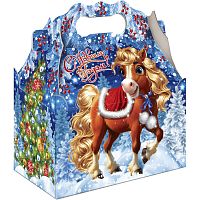 №793у Упаковка Ларец Златик (плотный картон) 1200г