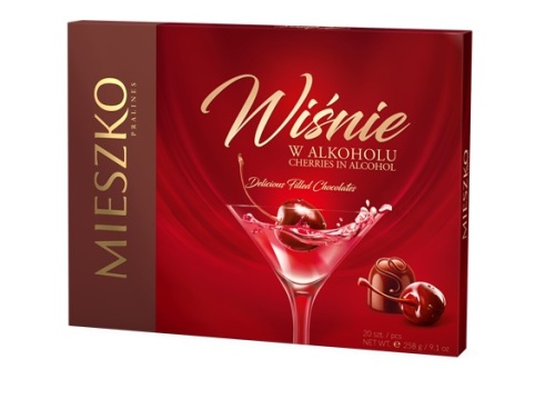 Набор конфет CHERRISSIMO CLASSIC Вишня в алкоголе+сумочка 285г
