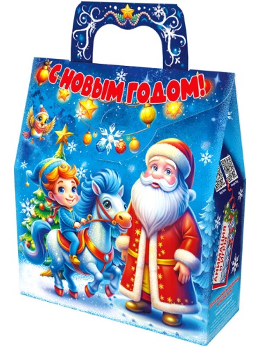 №079у Упаковка Весёлая компания (картон) 650г №079у Упаковка Весёлая компания (картон) 650г