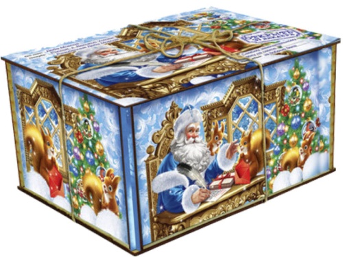 №623у Упаковка Посылка В теремке (дерево) 1500г